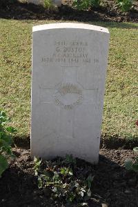 Ismailia War Memorial Cemetery - Duston, George